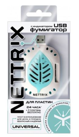 Неттрикс Универсал Электрофумигатор для пластин от комаров USB 5V