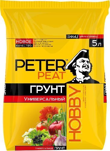 Грунт "Универсальный", линия Хобби, 5л, PETER PEAT