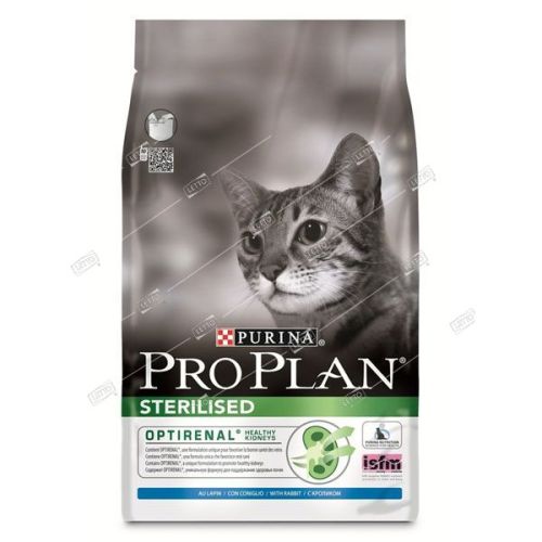 PURINA Pro Plan корм для стерилизованных кошек и кастрированных котов Кролик 3кг