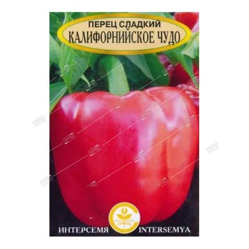 Перец Калифорнийское чудо, семена Интерсемя 0,1г