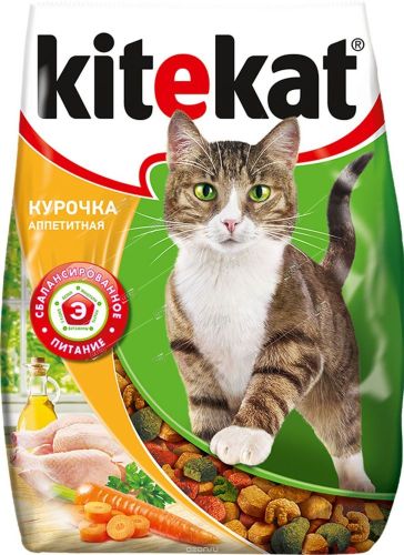 KiteKat корм для кошек Курочка аппетитная 800г