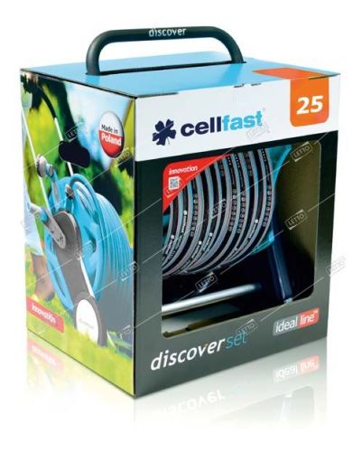 Тележка со шлангом (тележка DISCOVER, шланг ORIGINALFLEX 1/2'' 20м), Cellfast