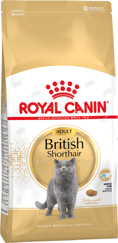 ROYAL CANIN корм для кошек Британская короткошерстная Эдалт от 1 года 0,4кг