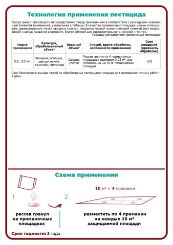 Средство от улиток и слизней Слизнегон 420г Щелково-Агрохим (16)