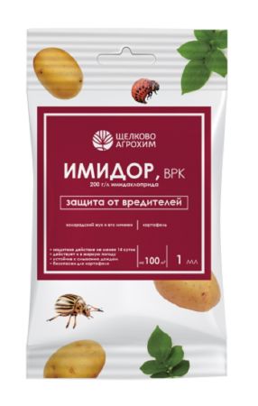 Средство от колорадского жука для картофеля ИМИДОР Жукобой 1мл 200г/л Щелково-Агрохим (50) 