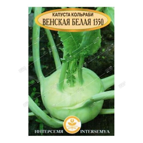 Капуста кольраби Венская белая, семена Интерсемя 0,2г